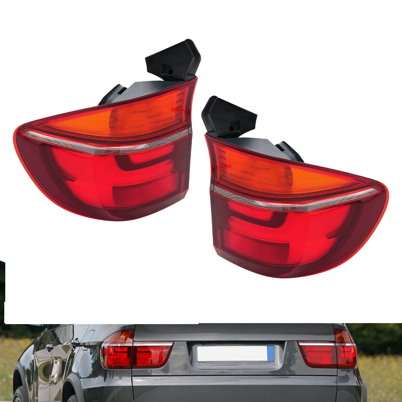 for BMW X5 E70 2011 2012 2013 Rear LED Taillamps LH RH Assembly