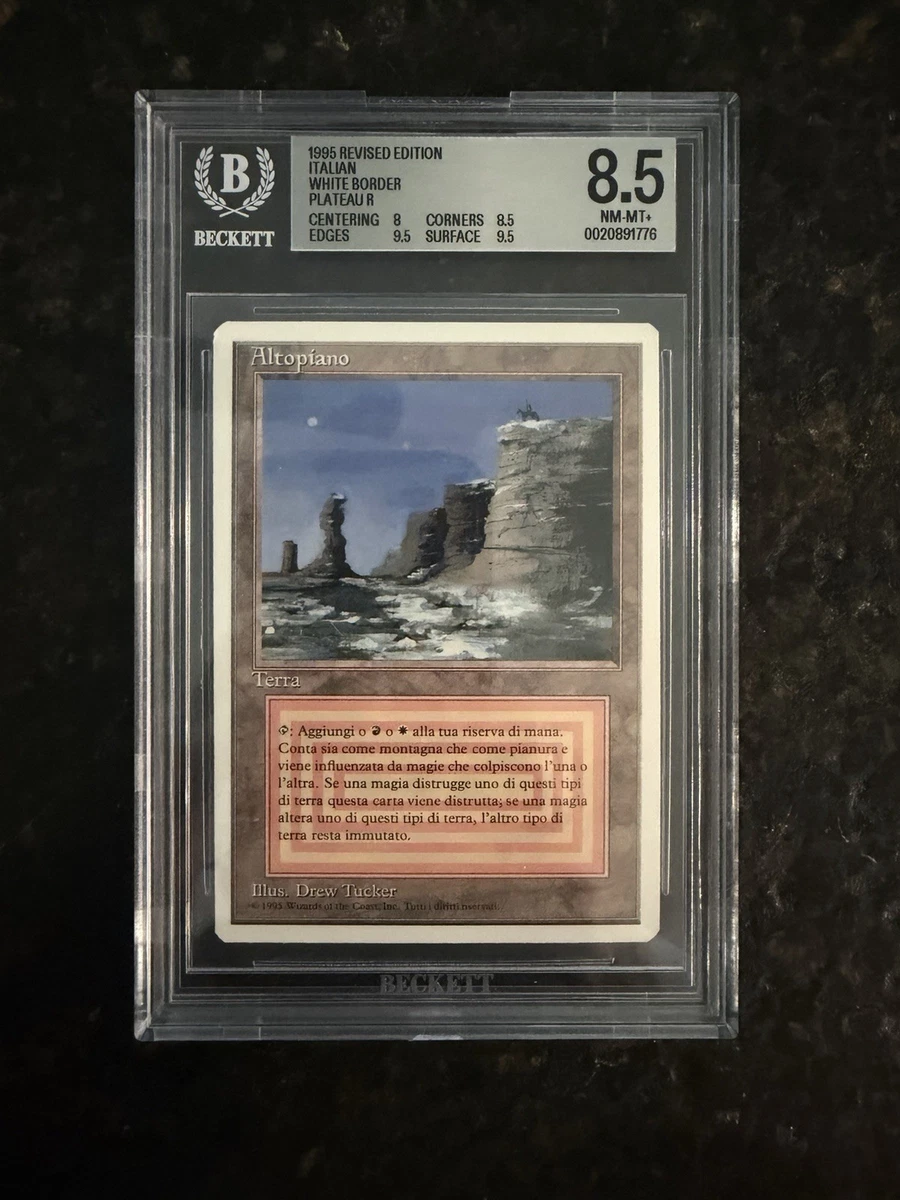 MTG plateau イタリア語　白枠　1枚 25+ Magic: The Gathering Trading Card Games Individual Italian for