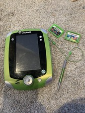 Green LeapPad 2 Explorer Power LeapFrog Game System w/ 2 Games
