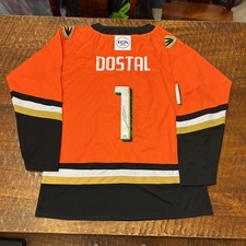 Lukas Dostal Signed Anaheim Ducks Jersey PSA DNA Autographed