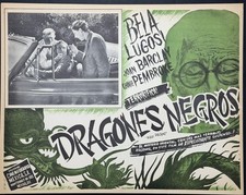 BELA LUGOSI BLACK DRAGONS BELA LOBBY CARD MEXICAN