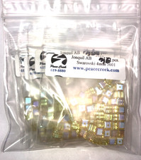 Swarovski Crystal 4mm Jonquil AB 5601 144 pcs