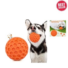 Squeaky Indestructible Dog Ball for Aggressive Chewers - Interactive Fun