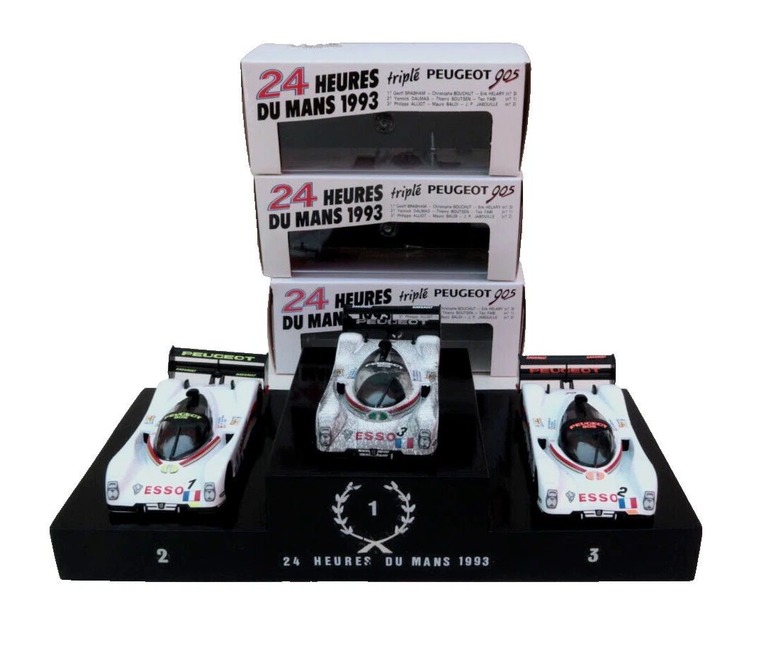 Miniature Peugeot 905 Victorieuse Aux 24h Du Mans 1993 - Norev 1/18
