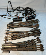 LIONEL TRAINS #711 & 721 - 072- O GAUGE SWITCHES (3) RIGHT & LEFT- GOOD PARTS!