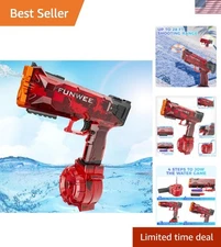 2025 Automatic Electric Water Gun - Long Range 28-32 FT for Endless Summer Fun