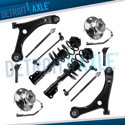 Front Struts Lower Control Arms Kit for 2008 - 2010 Town & Country Grand Caravan