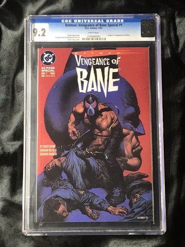 🦇Batman Vengeance of Bane🦇#1 WP CGC 9.2 💥1st Appearance of Bane