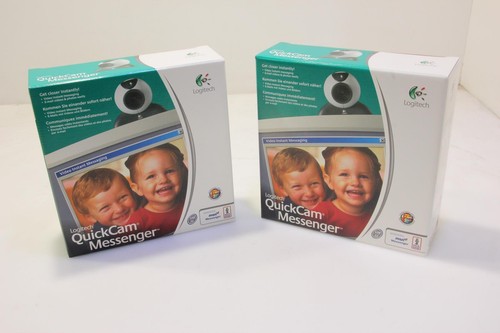 2X NEW LOGITECH QUICKCAM MESSENGER 961237-0215 Webcam. SKU219874 - Picture 1 of 6