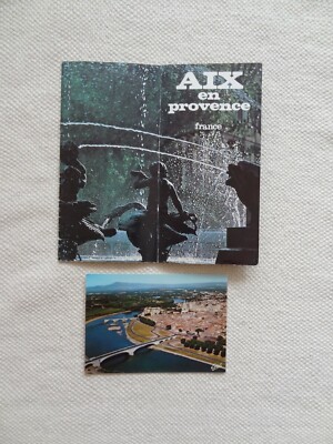 AK Ansichtskarte + Prospekt Provence Avignon Aix en Provence Frankreich 80er J.