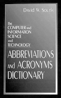 South, D: Computer and Information Science and Technology Ab Buch CRC Press Inc