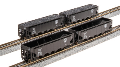 Broadway Limited 7425 N B&M ARA 70-Ton Quad Hopper Post-1947 Minute Man 4/P B