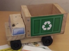 NEW Home Depot Recycling Truck Kids Workshop Wooden Kit NIB April 2020 w/ PIN