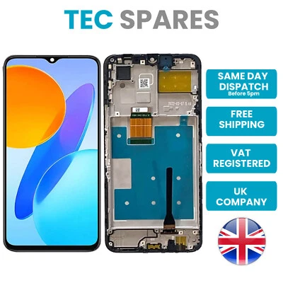 TECSPARES Huawei Honor X6 VNE-LX1 VNE-LX2 LCD Display Touch Screen Digitizer Frame