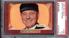 1955 Bowman HIGH # 239 Umpire Ed Rommel PSA 5
