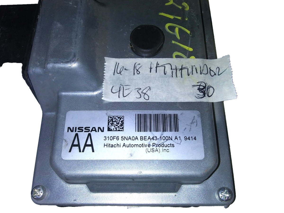 310F6 5NA0A Nissan Altima or Pathfinder 2016-2019 TCM transmission