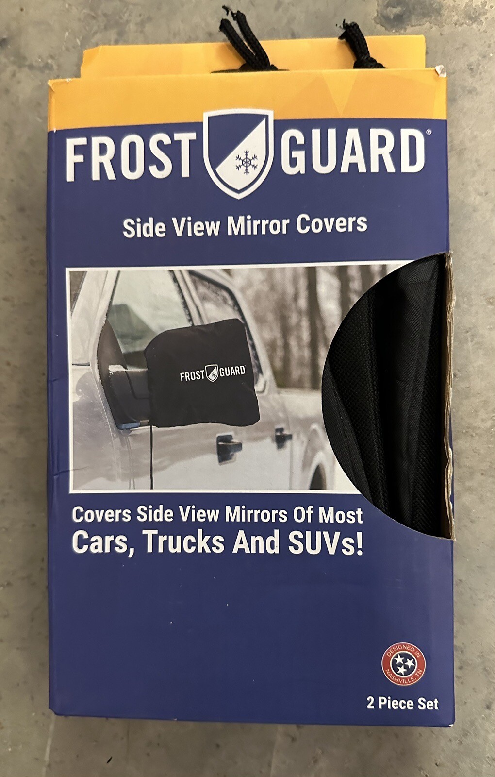 Frost Guard Side View Mirror Covers Locking 2x Set for Cars Trucks