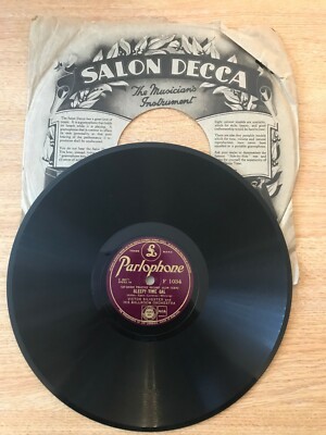 VICTOR SILVESTER ORCHESTRA Marie & Sleepy Time Gal 78 RPM 10'' Parlophone F-1034 