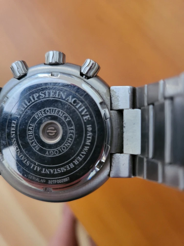 Cronógrafo redondo clásico Philip Stein - Modelo 45 Foto 3 de 4