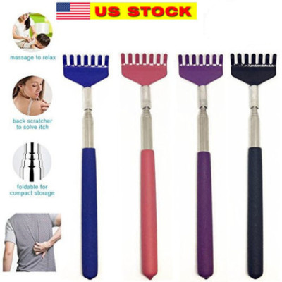 Extendable Stainless Steel Telescoping Back Scratcher Massager Extends 22''