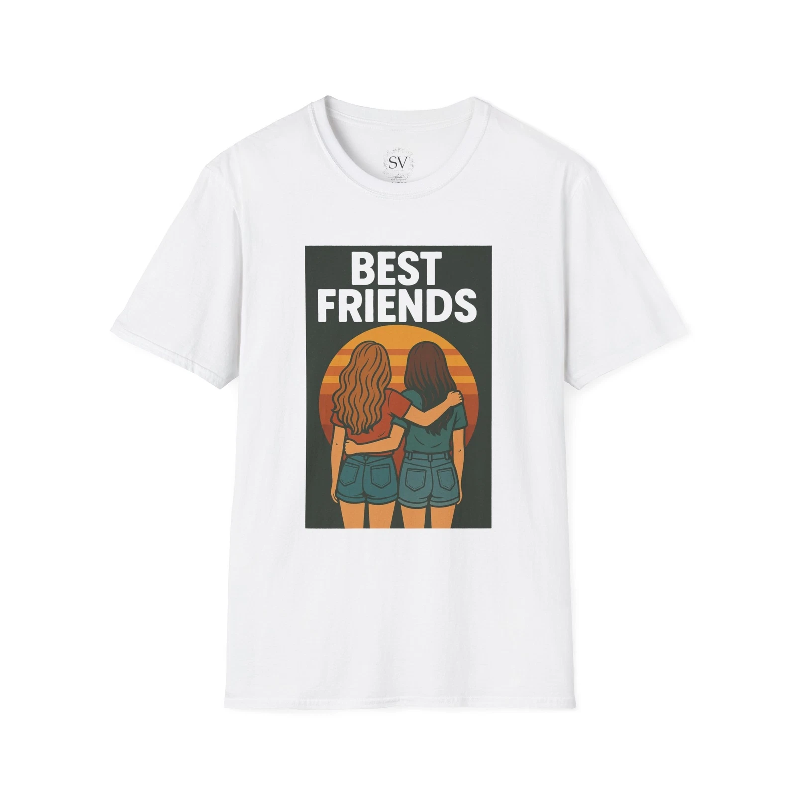 Best Friends Forever Unisex Softstyle T-Shirt-Perfect Gift for Her-Summer Wear
Opens in a new window
