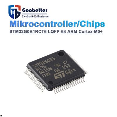 STM32G0B1RCT6 LQFP-64 ARM Cortex-M0+ 32-Bit 64MHz MCU Mikrocontroller Mikro Chip