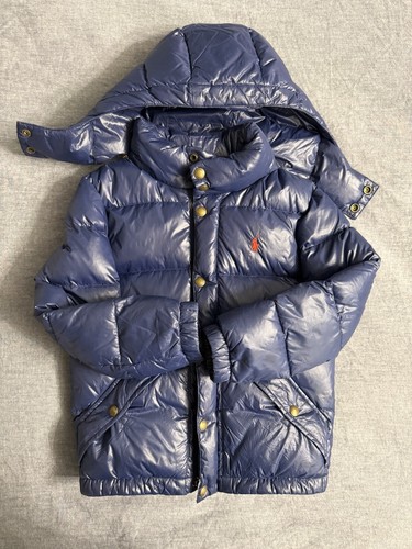 Polo Ralph Lauren Size 7 jacket Shiny Blue - Picture 2 of 8