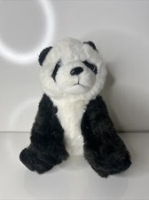 FAO Schwarz Panda Bear Plush Lovey Toy Plush Planet Love 10 Sewn Eyes