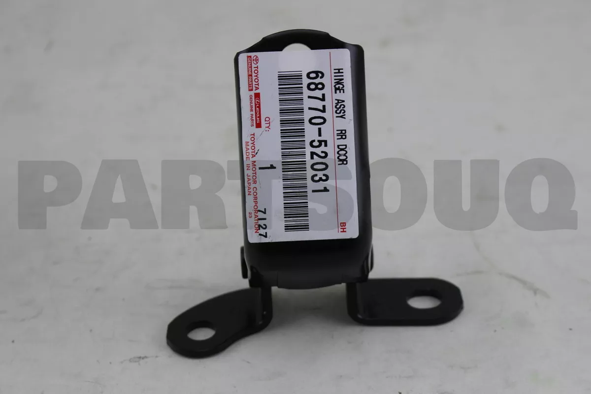 6877052031 Genuine Toyota HINGE ASSY, REAR DOOR, LOWER RH 68770 
