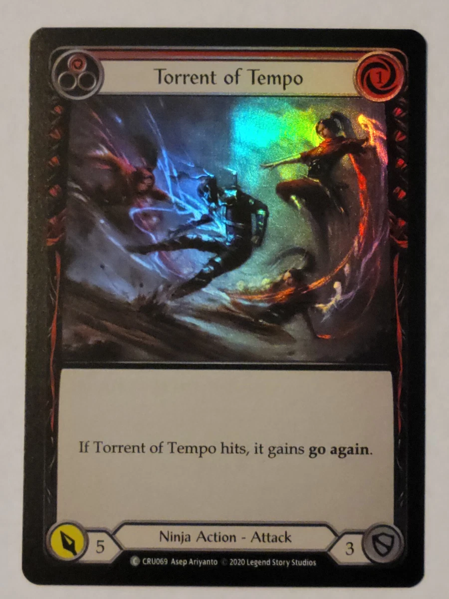 Torrent Of Tempo Foil (Red) Crucible Of War 1st Edition Flesh And.