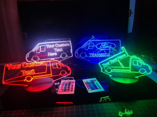 Ford Transit Van Recovery Tipper Camper LED Light Personalised mk7 mk8 mk6. - Picture 7 of 9