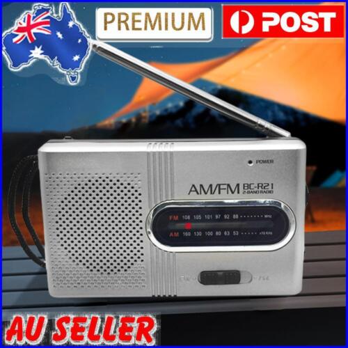 Pocket Radios Built-in Speaker Battery Operated Convenient Outdoor Stereo Radio