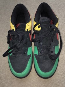 black rasta sb nike dunks