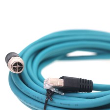 M12-X-8 Pin to RJ45 IP67 24 AWG Cable Type X for Cognex Signal Transmission Line