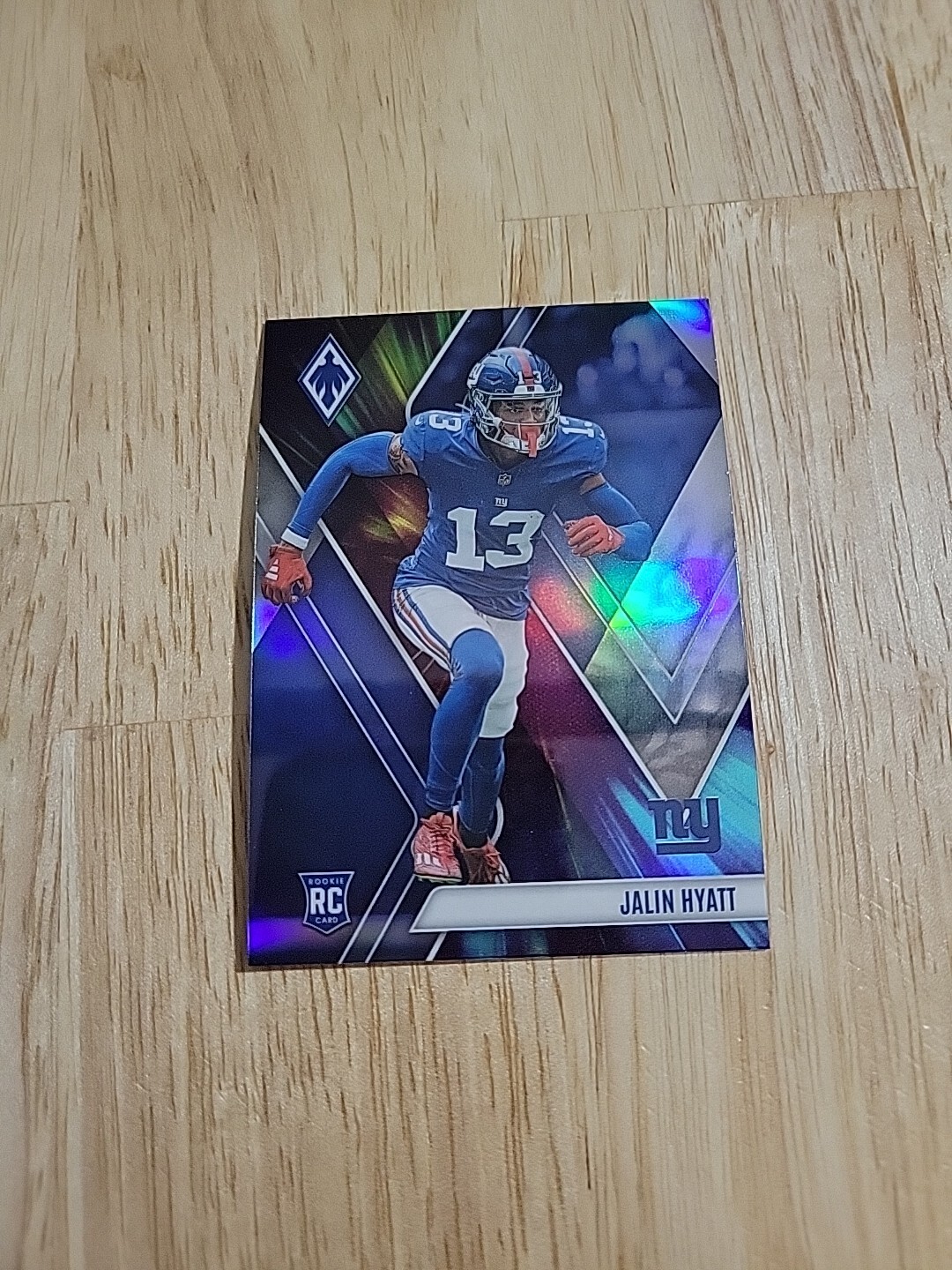 2023 Phoenix JALIN HYATT Color Burst Prizm #136 Rookie RC New York Giants SP