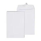 Prinko 6"x9" Mailing Shipping White Kraft Catalog Envelope, Self-Seal, 100/CT