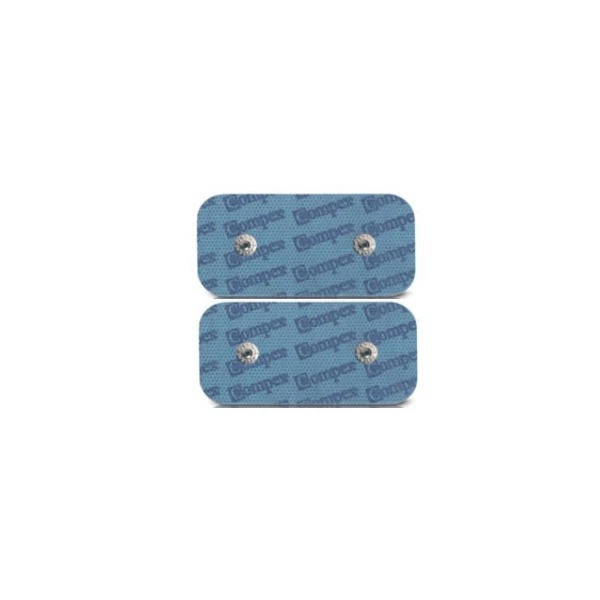 COMPEX ELETTRODI 5x10CM - ATTACCO SNAP - 4 BUSTE -RIVENDITORE AUTORIZZATO COMPEX