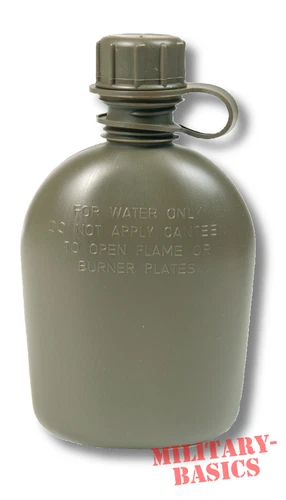 US Field Bottle 1Qt Original Olive Green Army Made in USA