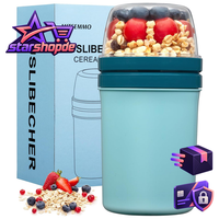MüSlibecher To Go 600Ml 270Ml Mit LöFfel Joghurtbecher MüSli Cup FüR Kinder