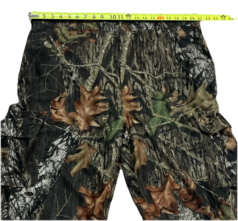 Cabelas Hunting Pants Mens 42x31 Green GoreTex Camo Mossy Oak Break Up Lined - Image 2 of 4