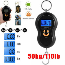 50kg/110lb Digital Fishing Electronic Scales Carp Coarse Fishing Weighing Scales