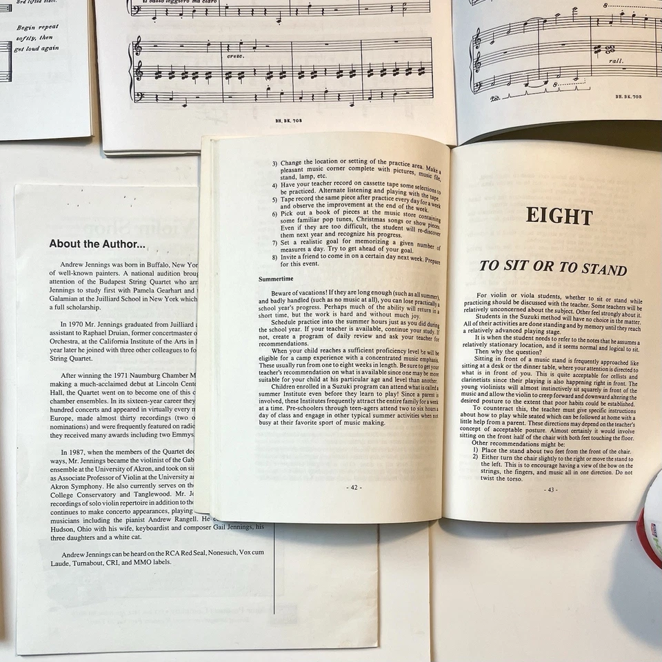 Violin String Teacher’s Bundle Suzuki Group Sheet Music Games Fletcher Wagstaff - Image 4 of 4