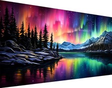 Northern Lights Diamond Art Painting Kits for Adults-5D Large Size Aurora Dia...