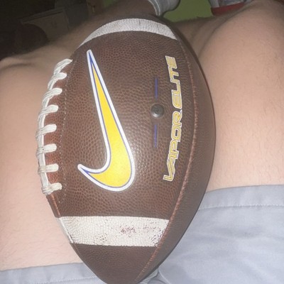 Nike Pitt  Vapor Elite Football Ball Brown White Yellow Blue