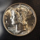 1942  **P** MERCURY DIME  **NICE COIN!** - Free Shipping! M8909