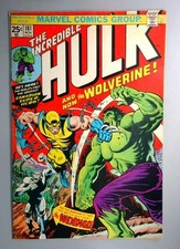 Incredible Hulk #181 1st Full Wolverine James Marvel 1974 NO MVS