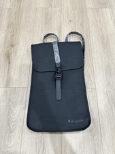 NWT RAINS Backpack W3 Black Waterproof Laptop Bag Minimalist Unisex