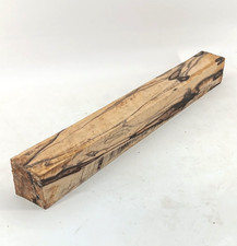 Black White Ebony turning blank, air-dried and waxed 1 7/8" x 1 7/8" x 17 3/4"