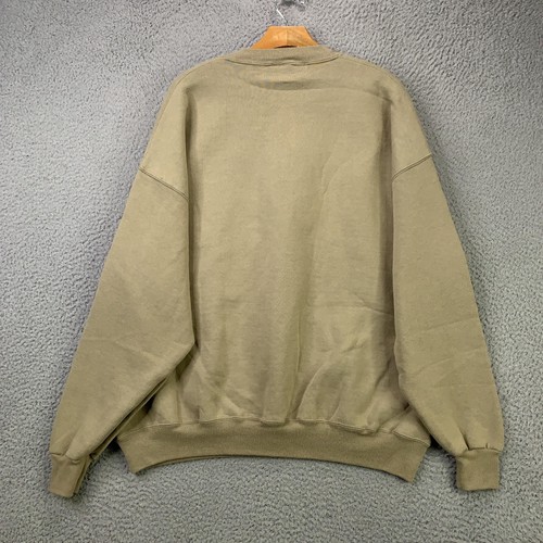 Vintage Budweiser Clydesdales Sweatshirt Mens 2XL Tan Crewneck Beer Horse 2000s - Picture 8 of 9
