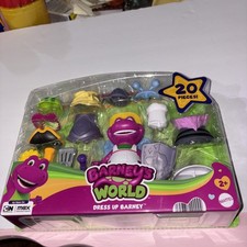 Fisher Price Barney s World Dress Up Barney 20 Pc Set Ages 2 NEW in Box